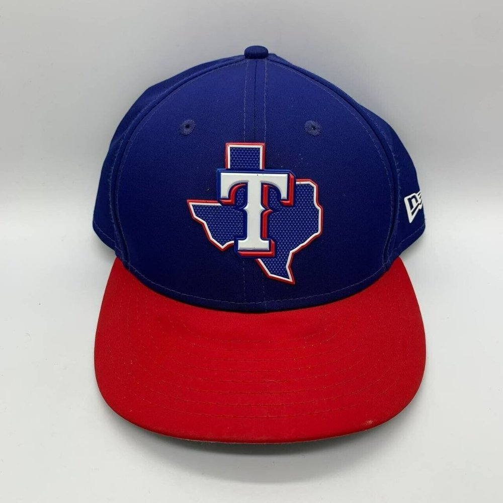 Texas Rangers MLB 7 3/4 59Fifty‎ New Era Hat Fitted Cap Mens